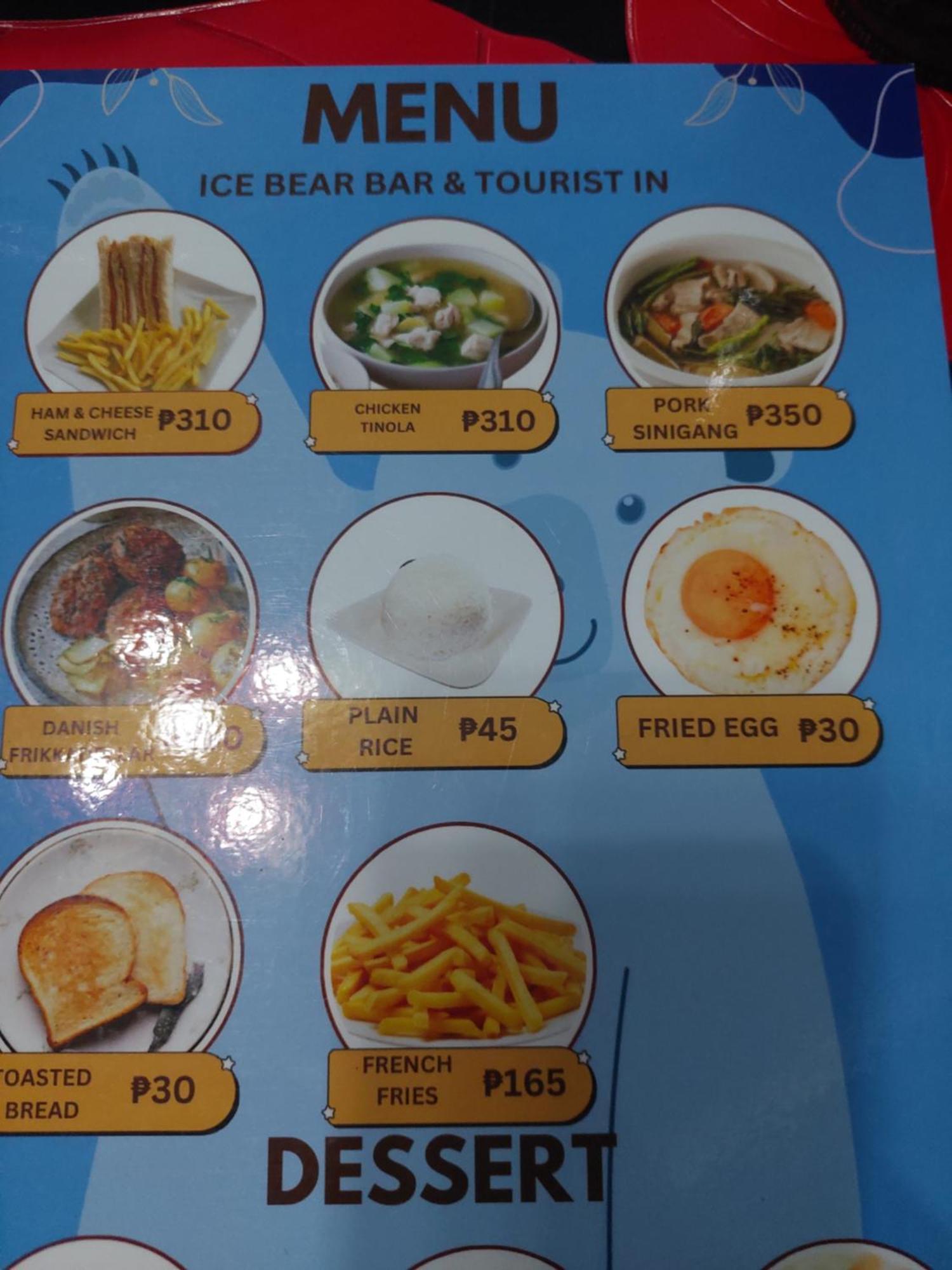 Ice Bear Bar & Tourist Inn Dauis Kültér fotó